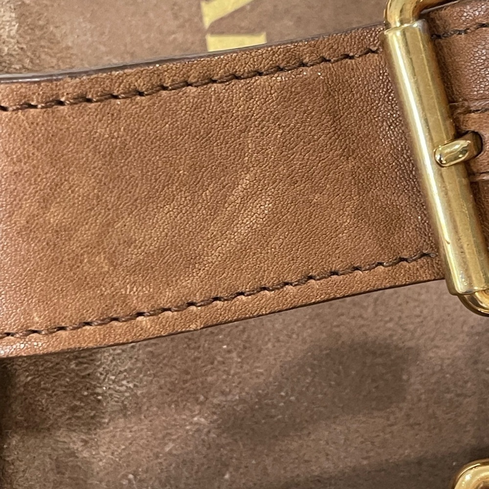 Ecru Suede Double Buckle Slide Sandal - Picture 5 of 14